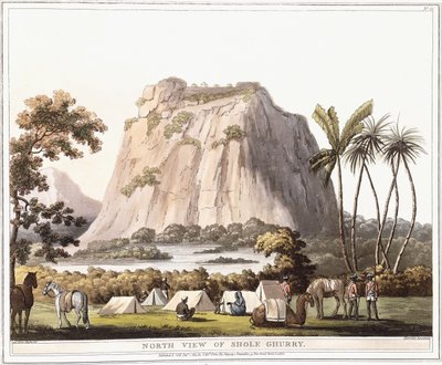 North View of Shole Ghurry, 1805 av Lieutenant James Hunter