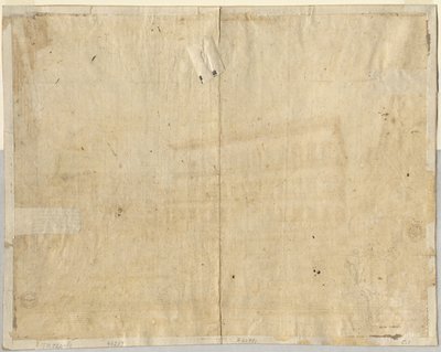 Cartouche verso, 1664. av Lievin Cruyl