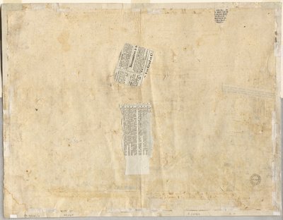 Sporing av en fontene fra Recto og Sketches of Two Faces verso, 1665. av Lievin Cruyl