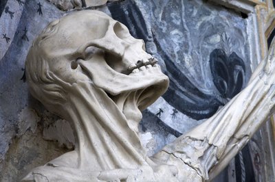 Flayed, eller The Skjelette, detalj av Ligier Richier
