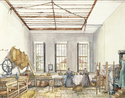 The Laundry at Aynhoe, 23. februar 1847 av Lili Cartwright