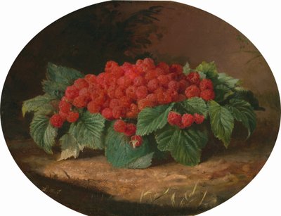 Bringebær, ca. 1859. av Lilly Martin Spencer