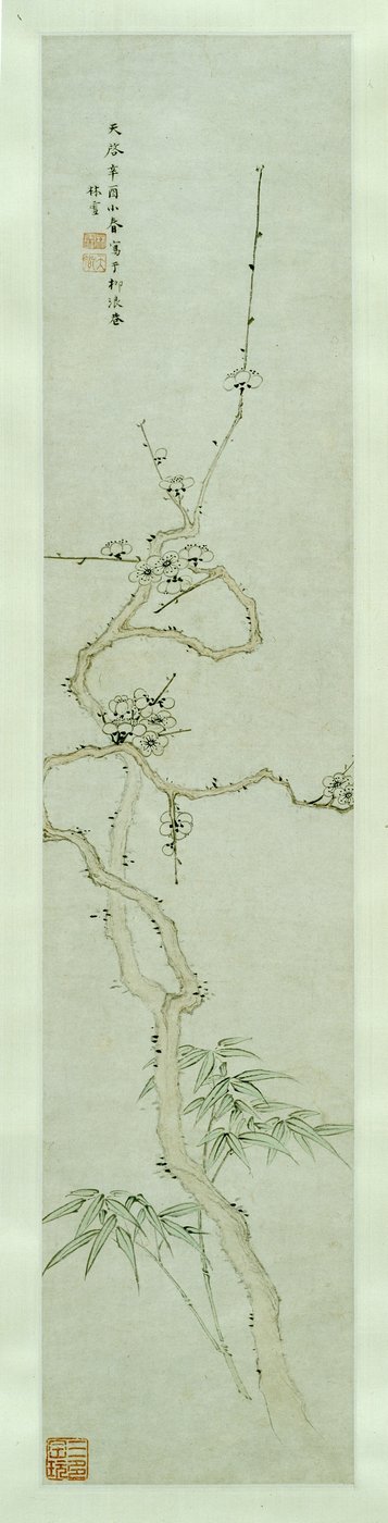 Prunus og bambus av Lin Xue