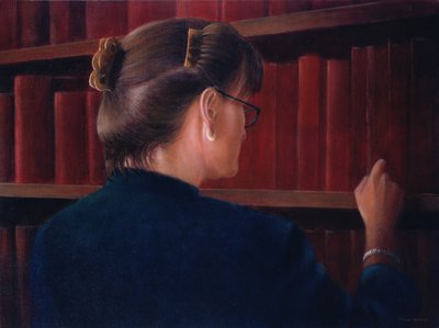 Hovedfrue, 2005 (akryl) av Lincoln Seligman