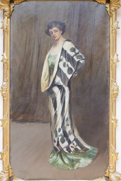 Portrett av Irma Gramatica av Lino Selvatico
