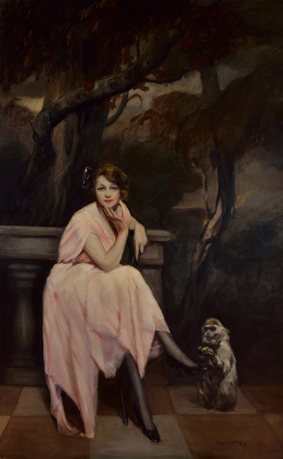 Miss in Pink, 1923. av Lino Selvatico