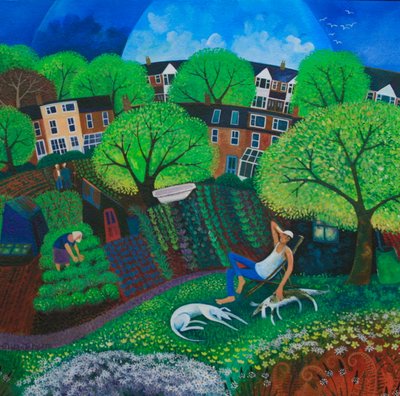 A Casual Approach 2012 (akrylblekk på papir) av Lisa Graa Jensen