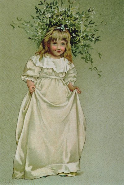 Under mistelteinen, 1800-tallet av Lizzie Mack