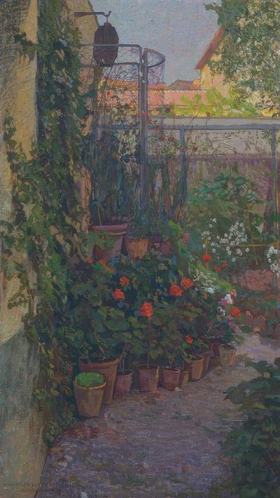 Triptyken eller hagen i blomst av Llewelyn Lloyd
