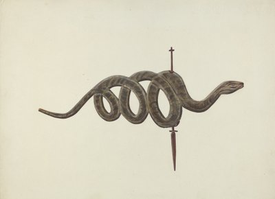 Serpent Weather Vane, ca. 1938. av Lloyd Broome