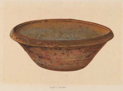 Skål, c. 1937. av Lloyd Charles Lemcke