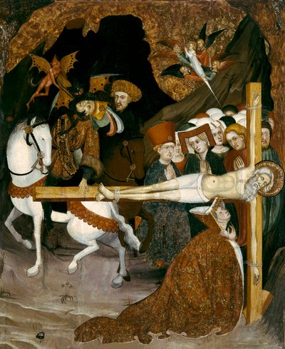 Korsfestelsen av St. Andreas apostelen. Maleri av Lluis Borrassa (1360-1425) av Lluís Borrassà