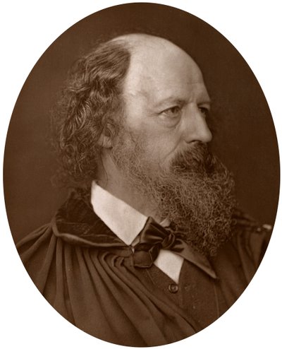 Alfred Tennyson, DCL, FRS, engelsk poetprisvinner, 1883. av Lock and Whitfield