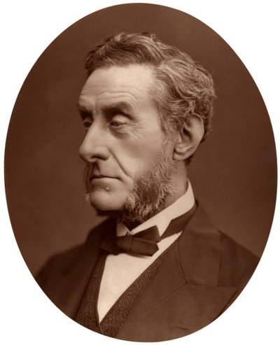 Anthony Ashley-Cooper, 7. jarl av Shaftesbury, britisk politiker og filantrop, 1876. av Lock and Whitfield