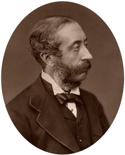Jarl av Carnarvon, president for Society of Antiquaries, 1880. av Lock and Whitfield