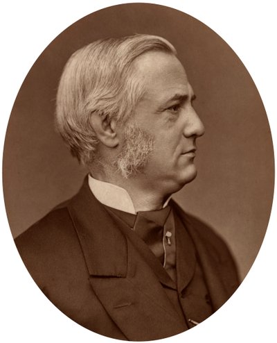 Frederick Max Muller, professor i sammenlignende filologi ved Oxford University, 1878. av Lock and Whitfield
