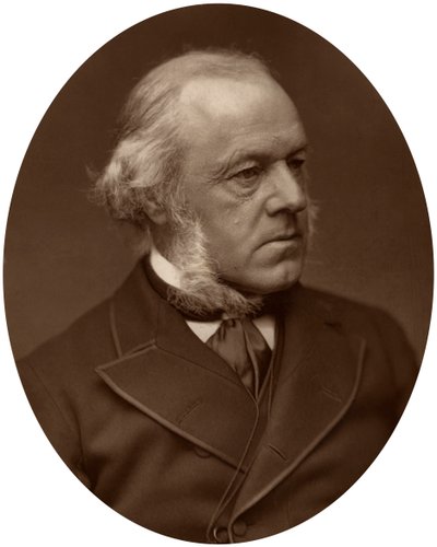 Henry Austin Bruce, 1. baron Aberdare, statsmann, 1882. av Lock and Whitfield