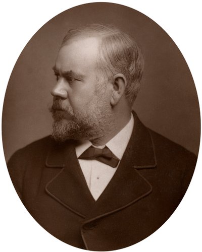 Henry Hugh Armstead, RA, britisk billedhugger og illustratør, 1883. av Lock and Whitfield