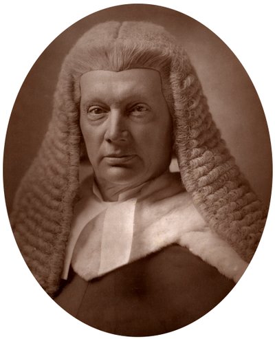Honnør Sir Joseph William Chitty, dommer ved High Court of Justice, 1883. av Lock and Whitfield