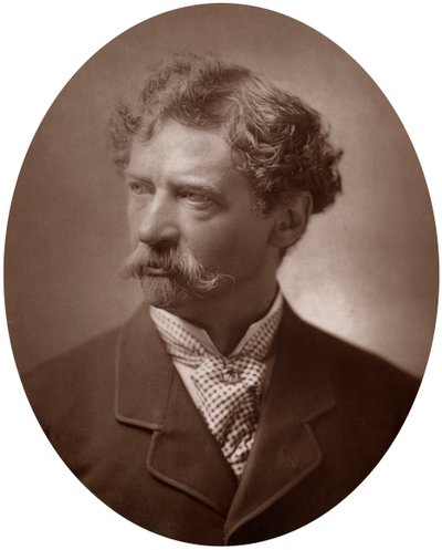 Joseph Edgar Boehm, RA, britisk billedhugger, 1883. av Lock and Whitfield