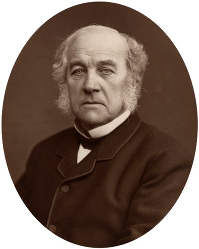 Samuel Morley, MP, industrimann og politiker, 1882. av Lock and Whitfield