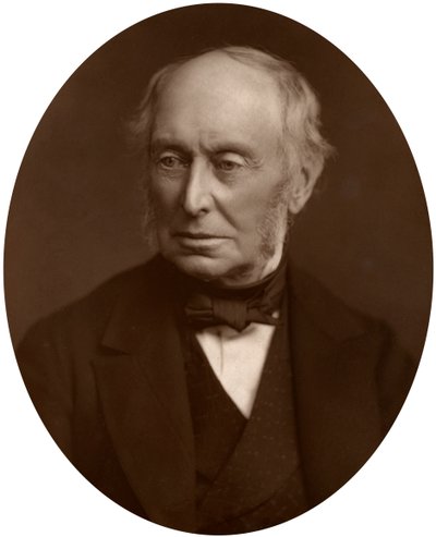 Samuel Morley, MP, industrimann og politiker, 1882. av Lock and Whitfield