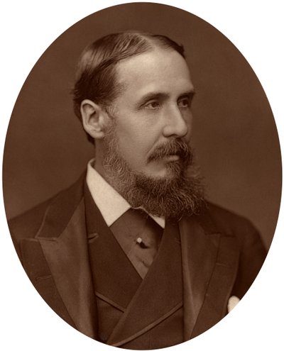 Sir Charles Rivers Wilson, ridder, embetsmann og finansmann, ca 1880. av Lock and Whitfield