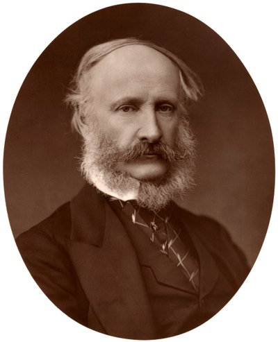 Sir James Macnaghten Hogg, Bart, MP, KCB, styreleder for Metropolitan Board of Works, 1876. av Lock and Whitfield