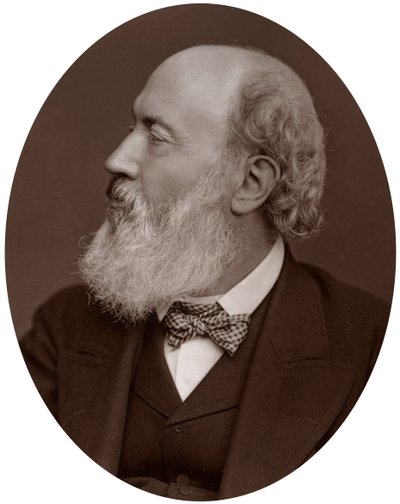 Sir John Gilbert, RA, president for Society of Painters in Water-Colours, 1877. av Lock and Whitfield
