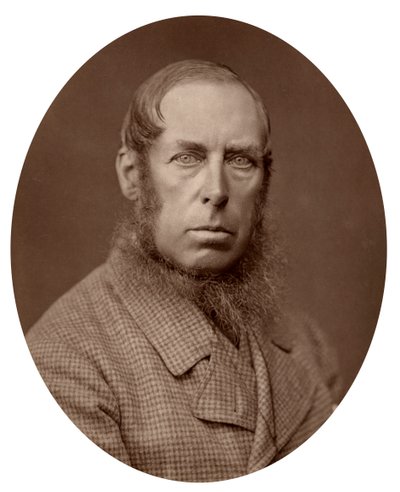 Sir Robert Porrett Collier, dommer i Judicial Committee of the Privy Council, 1880. av Lock and Whitfield