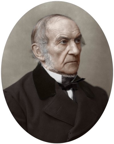 William Ewart Gladstone MP, britisk liberale statsminister, 1882. av Lock and Whitfield