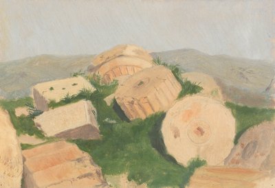 Broken Column, Parthenon, 1869. av Lockwood de Forest