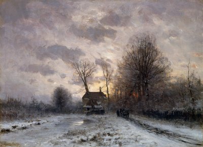 Returning Home (olje på lerret) av Lodewijk Frederik Hendrik Apol