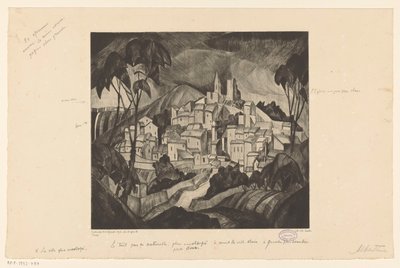 Les Angels II (original tittel på objekt) av Lodewijk Schelfhout (signed by artist)
