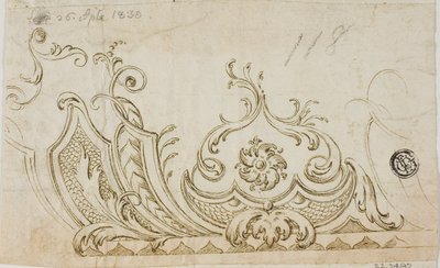 Dekorativt design av Lodovico Carracci