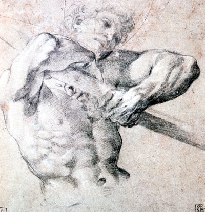 Studie av en figur, c1575-1619 av Lodovico Carracci