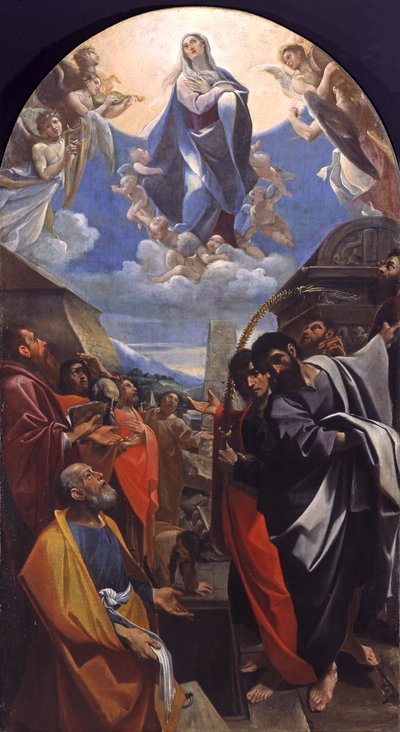 The Assumption of the Virgin, ca. 1586-1587 av Lodovico Carracci