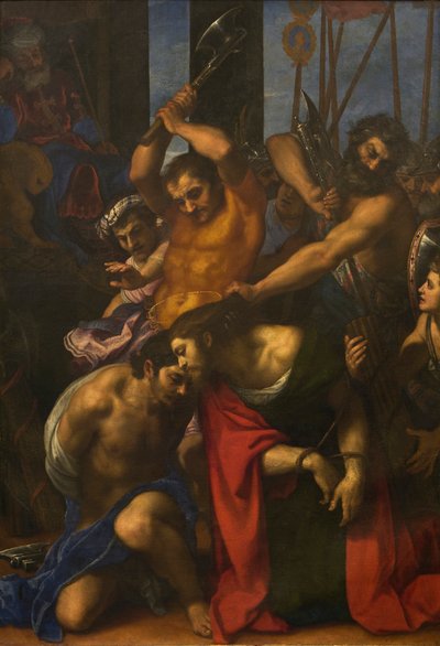 Martyrium av Saint James and Josiah, 1605. av Lodovico Cigoli