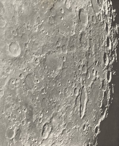 Lunar Photography Blancanus - Tycho - Schiller av Loewy et Puiseux