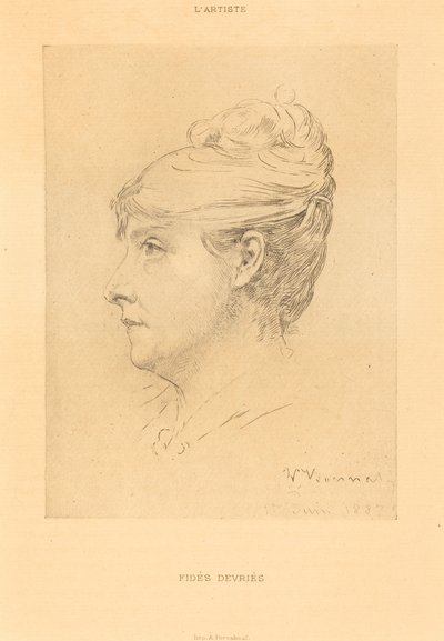 Fides Devries av Léon Bonnat