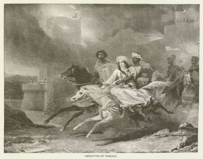 Bortføring av Rebecca av Léon Cogniet