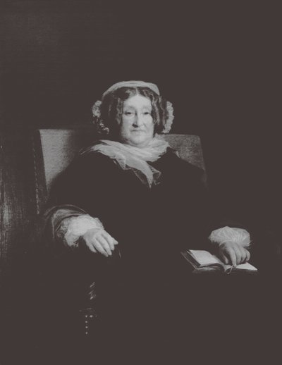 Portrett av Madame Clicquot, mellom 1851 og 1860 av Léon Cogniet