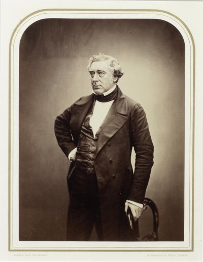 Portrett av Robert Stephenson 1803-1859, 1856. av London . Photo studio Maull and