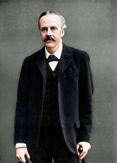 Arthur James Balfour, 1. jarl av Balfour, britisk statsmann og statsminister, 1912 av London Stereoscopic and Photographic Co