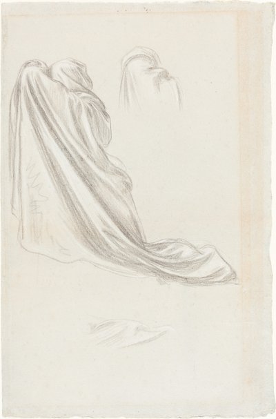 Studie for "De kloke og tåpelige jomfruer" av Lord Leighton Frederic