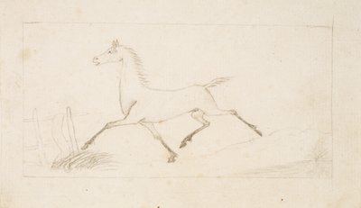 En hest i trav av Lorenz Frølich