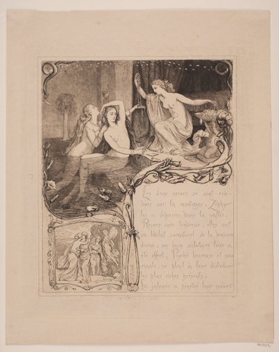 Illustrasjonsnr. 7 til "Cupid and Psyche" av Lorenz Frølich