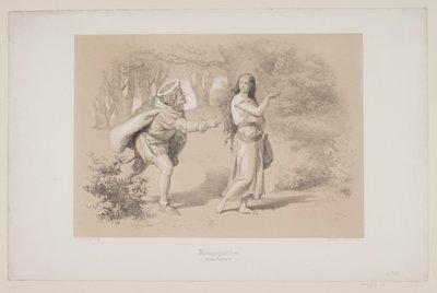 Kongsgården, pag. 69, illustrasjon til Christian Winthers "Flight of the Deer" av Lorenz Frølich
