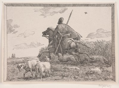 Illustrasjon til Adam Oehlenschlägers dikt «De to kirketårne» av Lorenz Frølich