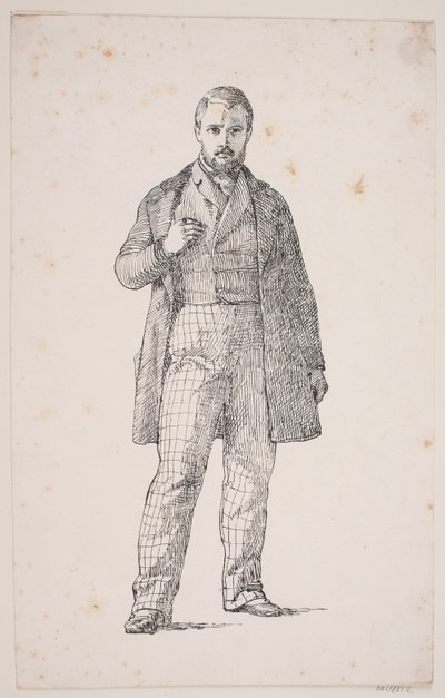 Selvportrett av L. Frølich av Lorenz Frølich